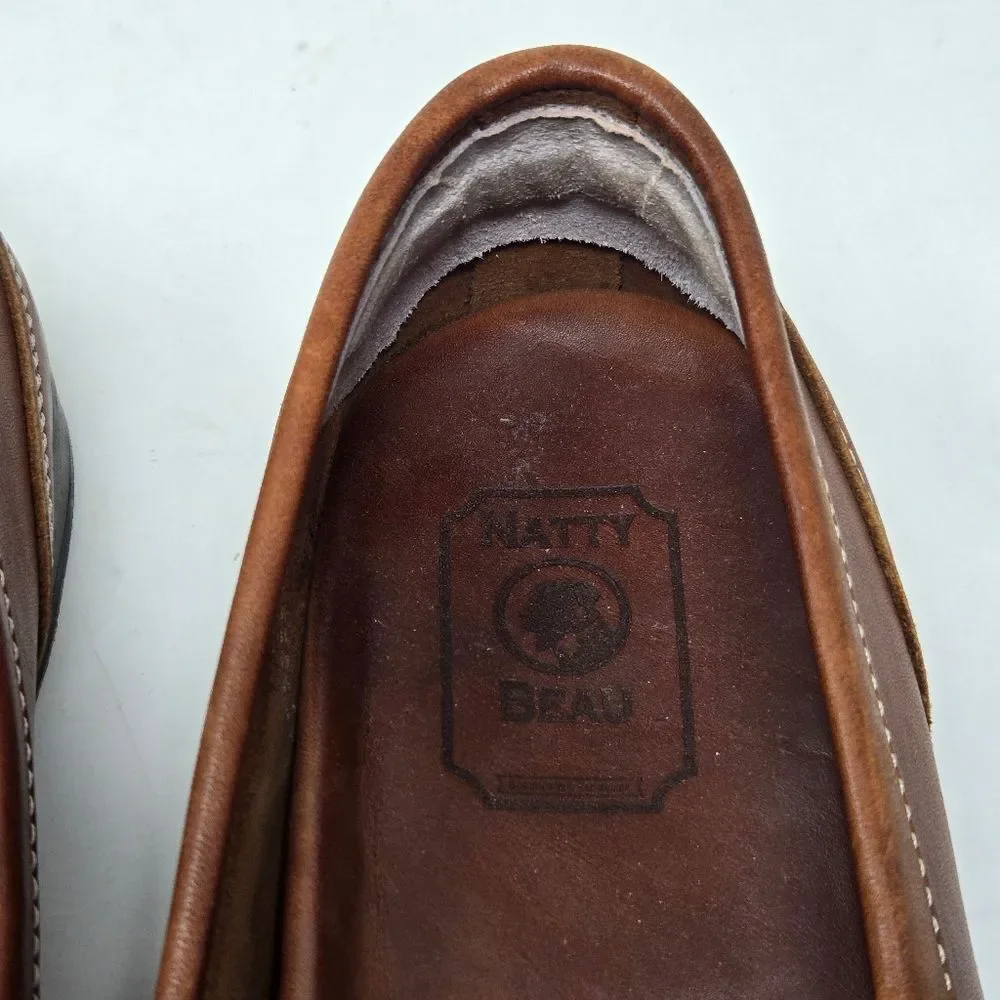 NATTY BEAU Men’s Penny Loafer Oxfords Leather Dress Shoes Sz 12‎ M